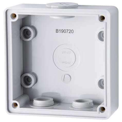 how deep is the wall for a shallow electrical box|shallow surface mount junction box.